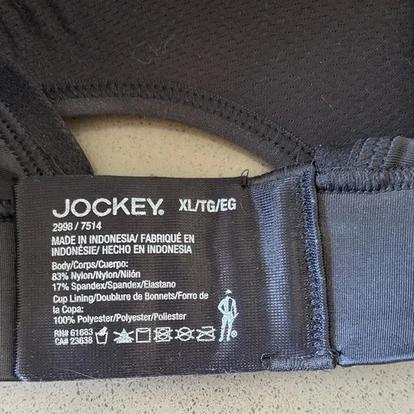 Jockey Wireless Bra Duo in Black & Nude - Picture 2 of 4